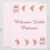 Royal Princess Pink Gold Tray Liner (Front/Back)