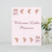 Royal Princess Pink Gold Tray Liner (Standing Front)