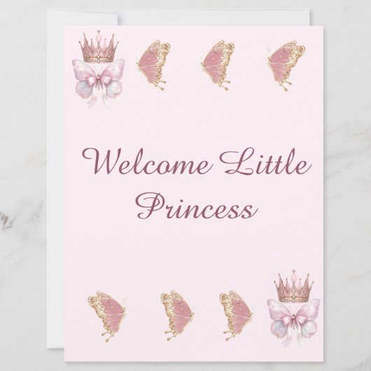 Royal Princess Pink Gold Tray Liner (Front)