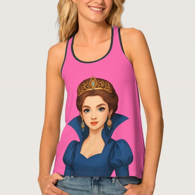 Royal Princess Portrait  Tank Top (Front)