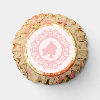 Royal Princess Silhouette Pink Gold Birthday Choco Reese's Peanut Butter Cups