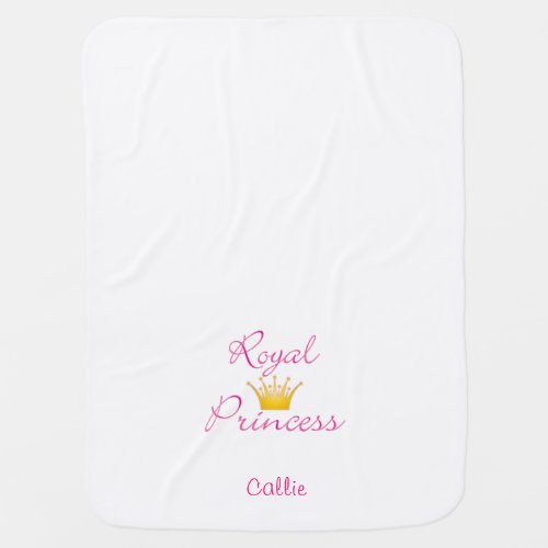 Royal Princess Swaddle Blanket