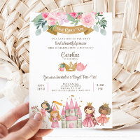 Royal Princess Tea Party Birthday Invitation