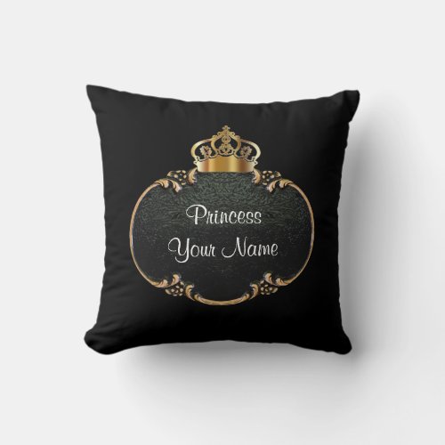 Royal Princess Throw Pillows