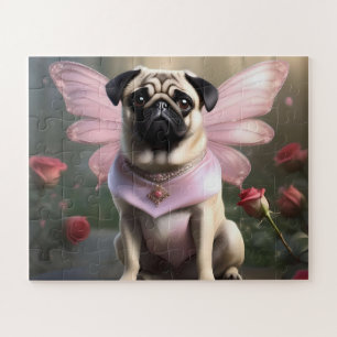 Royal Pug: The Princess Fairy of Enchanted Realms Jigsaw Puzzle