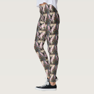 Royal Pug: The Princess Fairy of Enchanted Realms Leggings