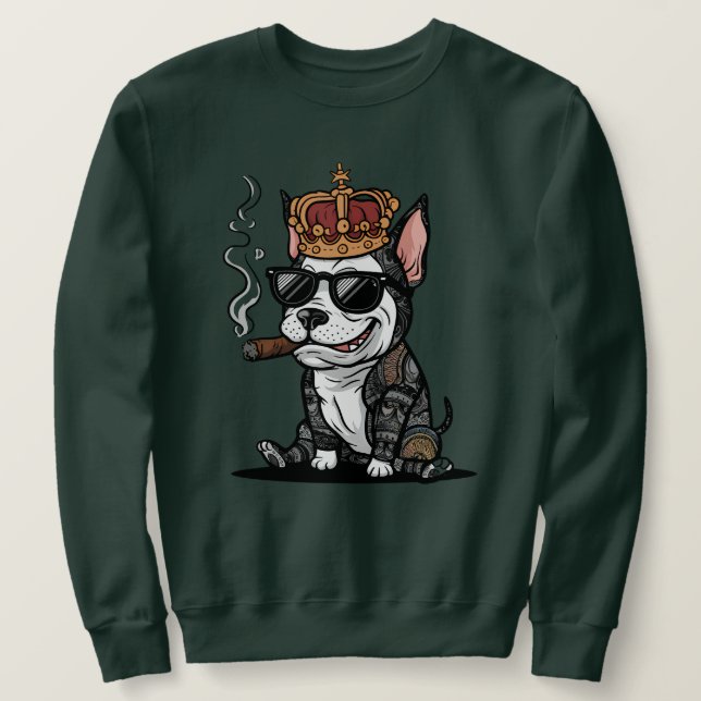 Royal Pup Swagger Sweatshirt (Design Front)
