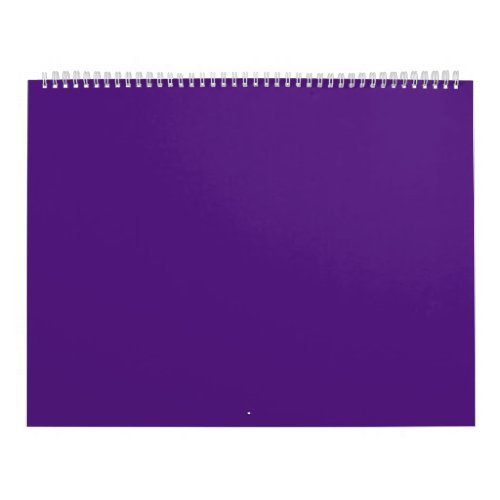  Royal Purple 52187E Greyish Purple Calendar