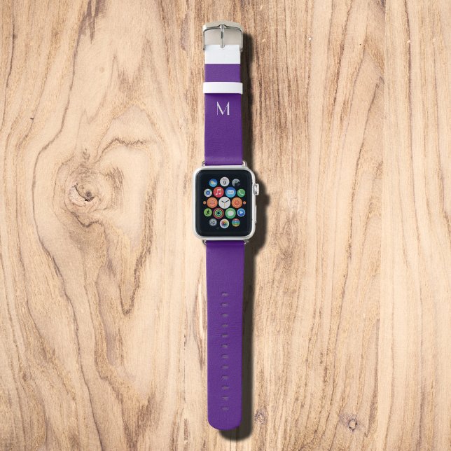 Royal purple - add monogram apple watch band (Creator Uploaded)