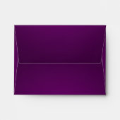 Royal Purple and Gold A2 Envelope for RSVP (Back (Top Flap))