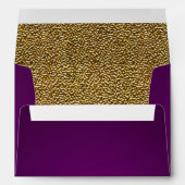 Royal Purple and Gold Envelope for 5x7 Sizes (Back (Bottom))