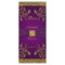 Royal Purple and Gold Floral Menu Card