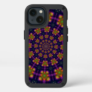Royal Purple and Gold Kaleidoscope Pattern Speck iPhone 13 Case