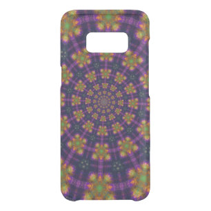 Royal Purple and Gold Kaleidoscope Pattern Uncommon Samsung Galaxy S8 Case