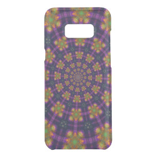 Royal Purple and Gold Kaleidoscope Pattern Uncommon Samsung Galaxy S8+ Case