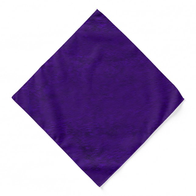 Royal Purple Bandana and Handkerchief 22” Square (Front)