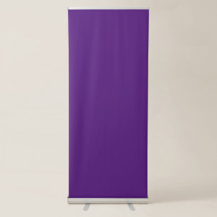 Royal Purple Best Vertical Retractable Banner