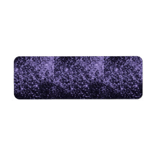 ROYAL PURPLE BLACK  SPARKLE GLITTER BACKGROUND PAR LABEL
