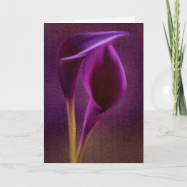 Royal Purple Christmas Card (Front)