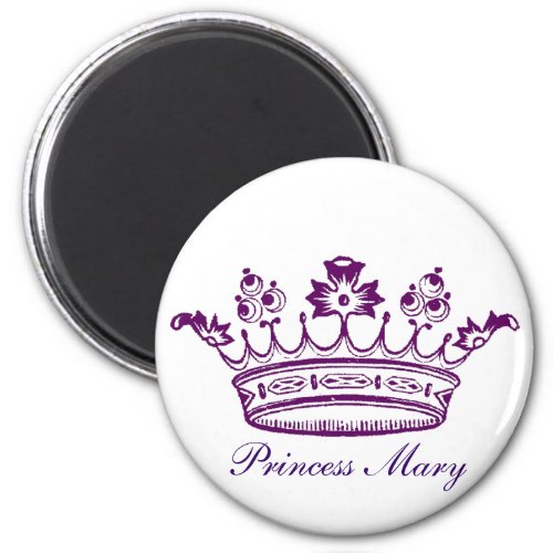 Royal Purple Crown Magnet