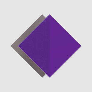 Royal‑Purple Diamond Car Magnet – Customizable