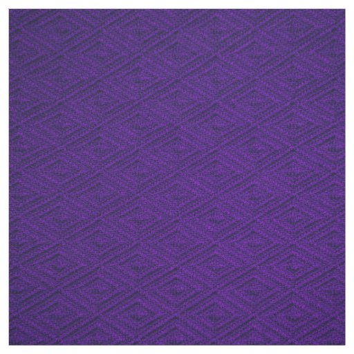 Royal Purple Diamond Crosshatch Fabric