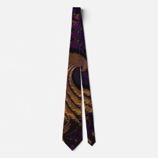 Royal Purple Fractal Design Neck Tie