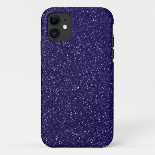 Royal Purple Glitter Effect iPhone 11 Case