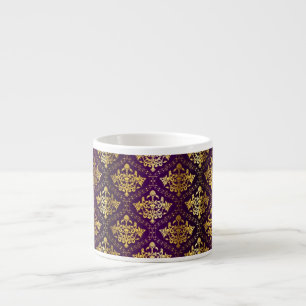 Royal Purple & Gold Expresso Mug