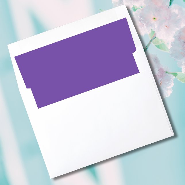 Royal Purple grandeur for majestic celebrations Envelope Liner (Creator Uploaded)