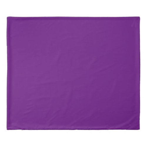 Royal Purple King Size  Duvet Cover
