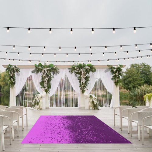 Royal Purple Monochromatic Splatter Outdoor Rug