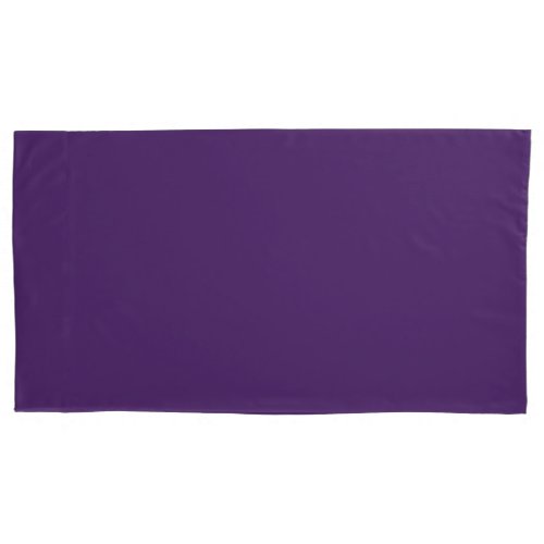 Royal Purple Pair King Size Pillow Cases