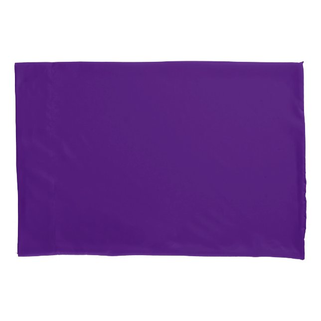 Royal Purple  Pillow Case (Front-Left)