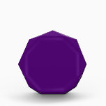 Royal purple (solid color)  acrylic award<br><div class="desc">Royal purple (solid color)</div>