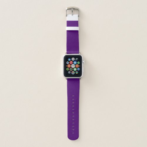Royal purple solid color  apple watch band
