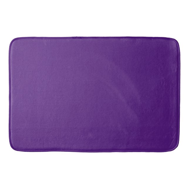 Royal Purple : Solid Color Bath Mat (Front)