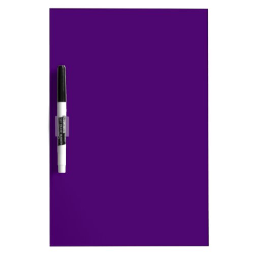 Royal purple solid color  dry erase board