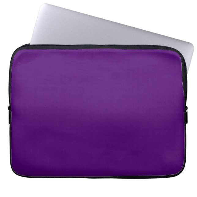 Royal purple (solid color)  laptop sleeve (Front)