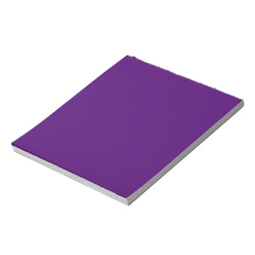 Royal purple solid color notepad