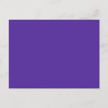 Royal Purple (solid Color) ~ Postcard by TheWhippingPost at Zazzle