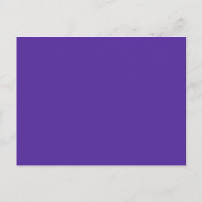 ROYAL PURPLE (solid color) ~ Postcard (Front)