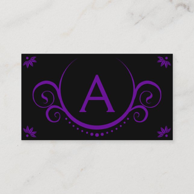 royal purple sophistications business card (Front)
