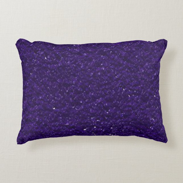 Royal Purple Texture Accent Pillow (Front)