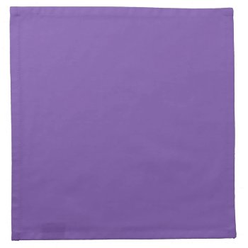 Royal Purple Top Color Coordinating Cloth Napkin by Kullaz at Zazzle