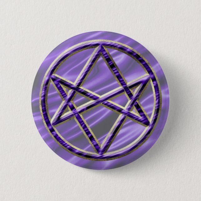 Royal Purple Unicursal Button (Front)