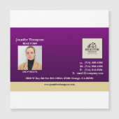 Royal Purple with Gold Accent Magnet (Front)