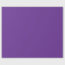 Royal Purple Wrapping Paper Bold Solid Color Gift