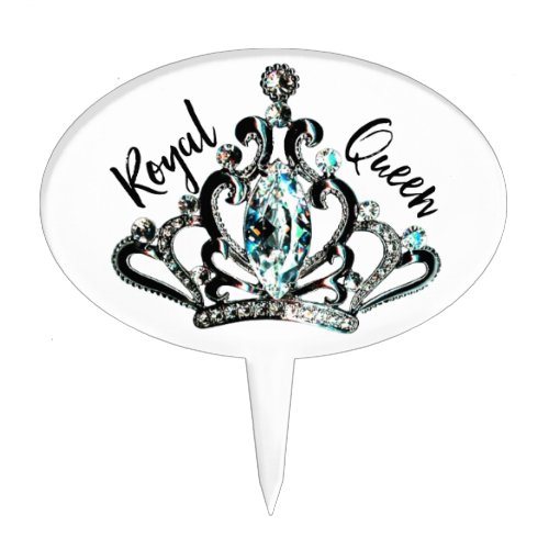 Royal Queen Cake Topper