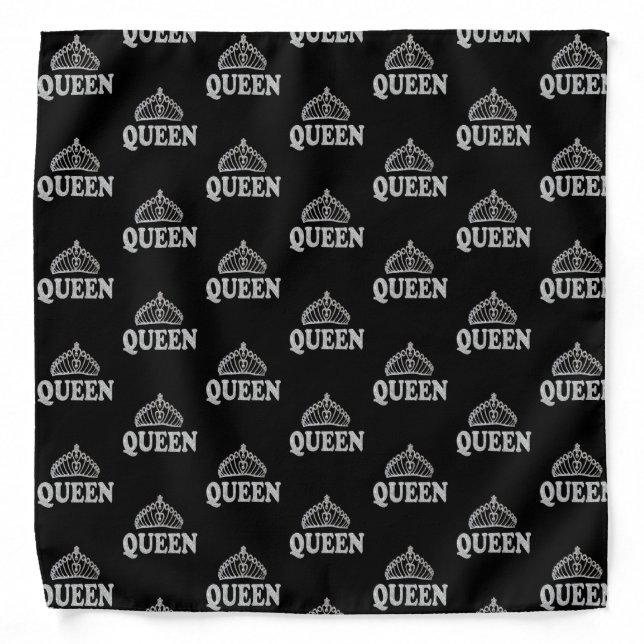 Royal Queen Crown Bandana (Front)